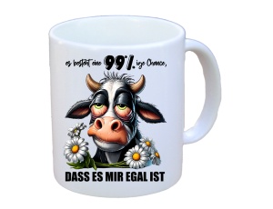 Tasse Es besteht eine 99%ige Chance