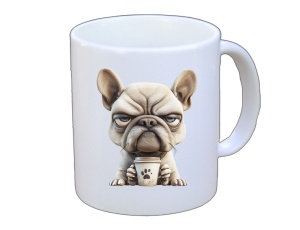 Tasse Hund mit Tasse