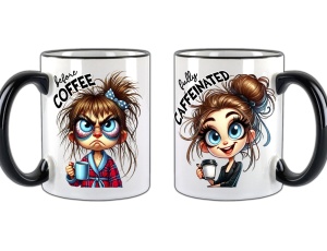 Tasse Before Coffee Girl