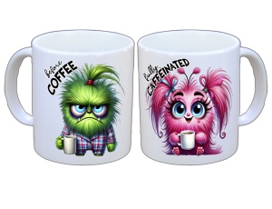 Tasse Before Coffee Monster