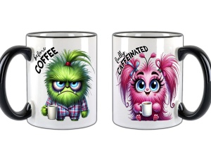 Tasse Before Coffee Monster
