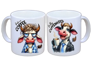 Tasse Before Coffee Kuh