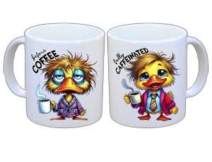 Tasse Before Coffee Ente