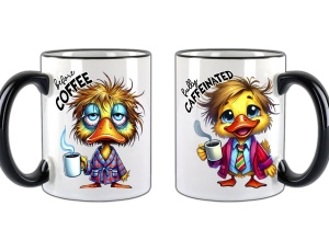 Tasse Before Coffee Ente