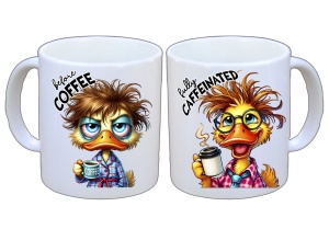 Tasse Before Coffee Ente