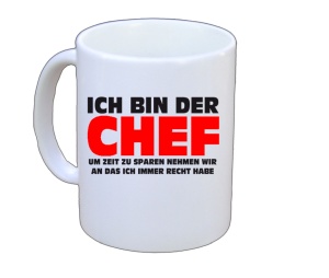 Tasse Ich bin der Chef