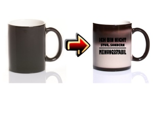 Zaubertasse Ich bin nicht stur