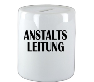 Spardose Anstaltsleitung