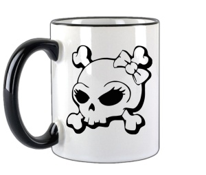 Tasse Girl Skull