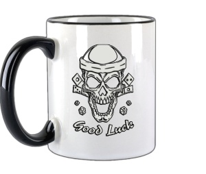 Tasse Skull Good Luck