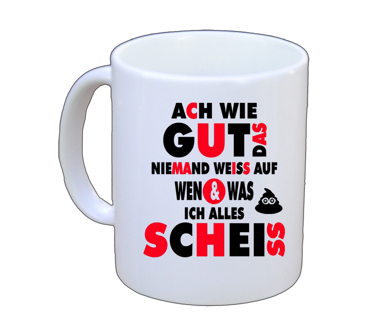 Tasse Ach wie gut das niemand weiss