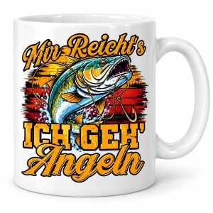 Tasse Ich geh angeln