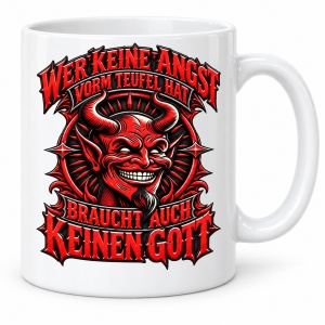 Tasse Wer keine Angst