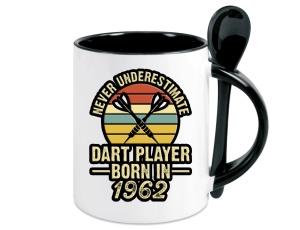 Tasse Dart Player - mit Löffel
