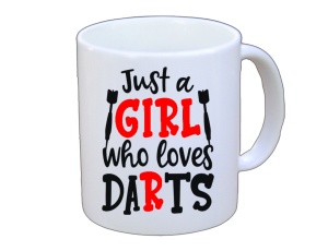 Tasse Girl Who Loves Darts