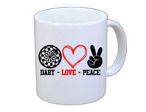 Tasse Dart Love Peace