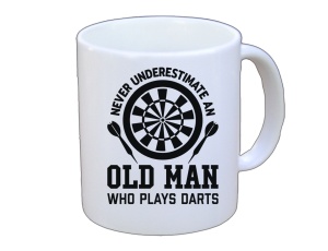 Tasse Old Man Who Plays Darts