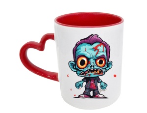 Tasse Zombie - mit Herzhenkel