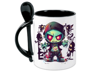 Tasse Zombie - mit Löffel