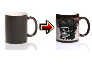 Zaubertasse Schädel