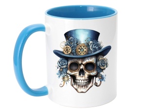 Tasse Steampunk Schädel