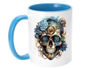 Tasse Steampunk Schädel