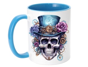 Tasse Steampunk Schädel