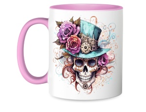 Tasse Steampunk Schädel