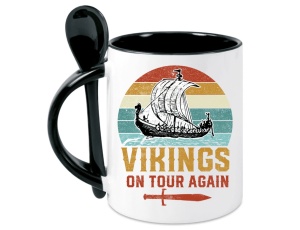 Tasse Vikings on Tour - mit Löffel