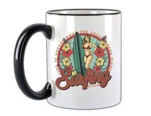 Tasse Surfing Girl