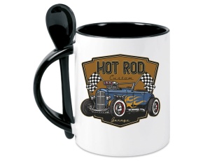 Tasse Hot Rod - mit Löffel