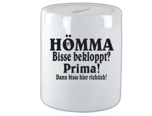 Spardose Hömma Bisse bekloppt