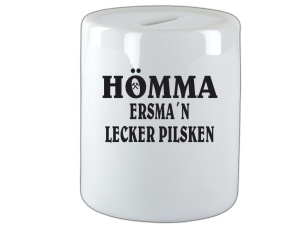 Spardose Hömma Ersman lecker Pilsken