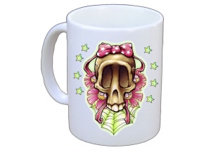 Tasse Old School Tattoo Schädel 