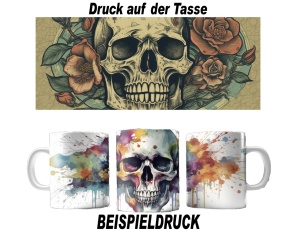 Tasse Schädel