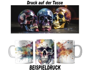 Tasse Schädel