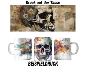 Tasse Schädel