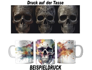 Tasse Schädel