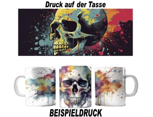 Tasse Schädel