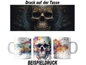 Tasse Schädel