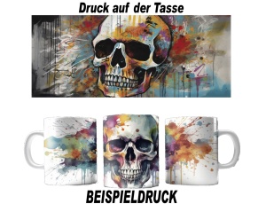 Tasse Schädel