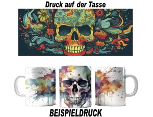 Tasse Schädel