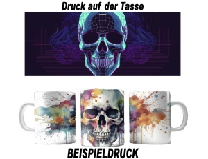 Tasse Schädel