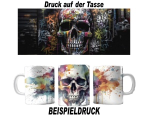 Tasse Schädel