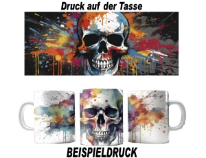 Tasse Schädel