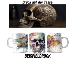 Tasse Schädel