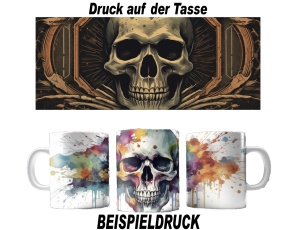 Tasse Schädel