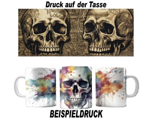 Tasse Schädel