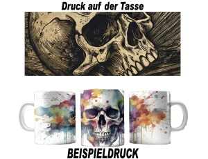 Tasse Schädel