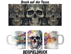 Tasse Schädel